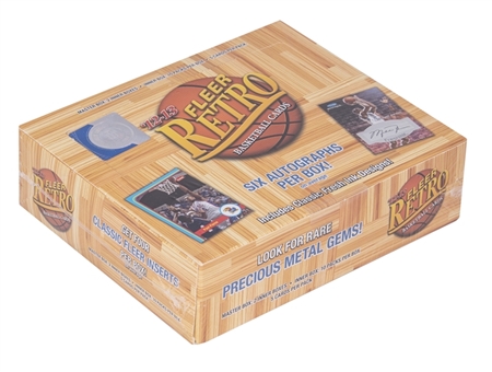 2012-13 Fleer Retro Basketball Unopened Hobby Box (20 Packs)